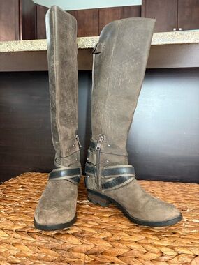 Sorel Taupe Over-the-Knee Lolla Boots